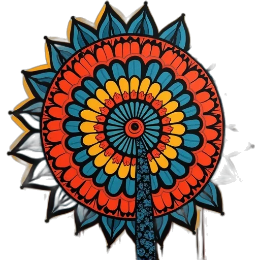 umbrella, staff, flower, jewelry transparent PNG cut-out