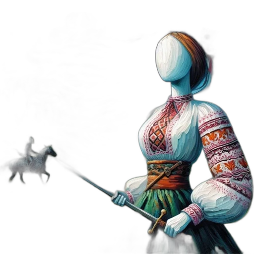 staff, sword, mask, animal transparent PNG cut-out