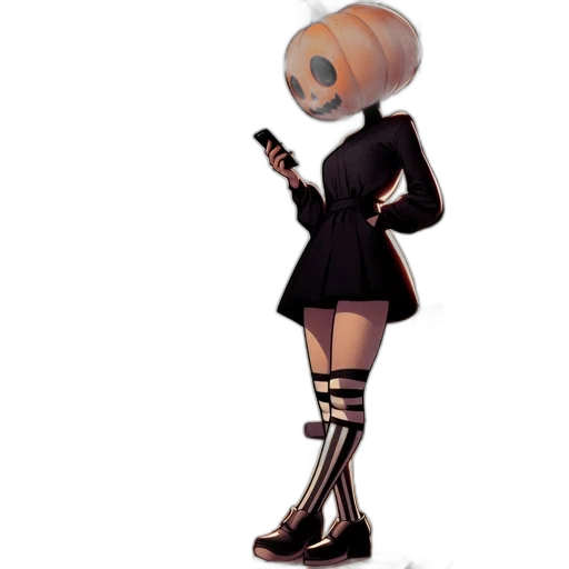 staff, robot, dress, hair transparent PNG cut-out