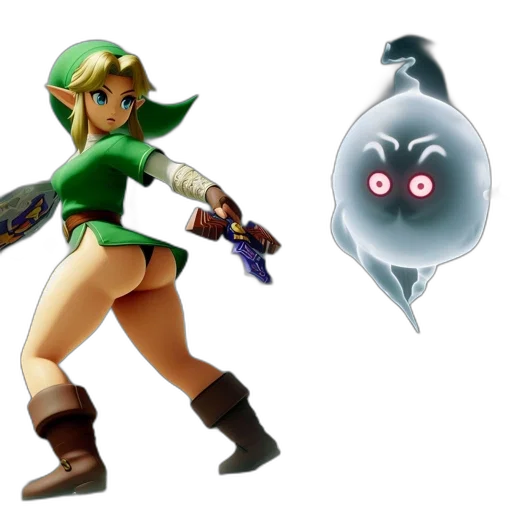 mask, weapon, concept art, 3d render transparent PNG cut-out