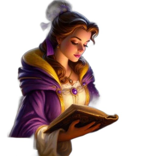 crown, jewelry, staff, fantasy art transparent PNG cut-out