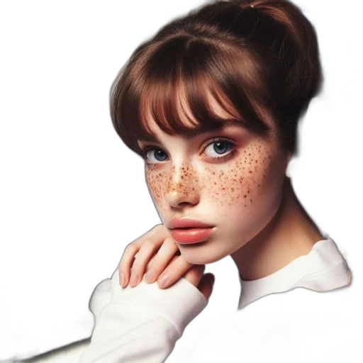 mask, face, photorealistic, oil painting transparent PNG cut-out