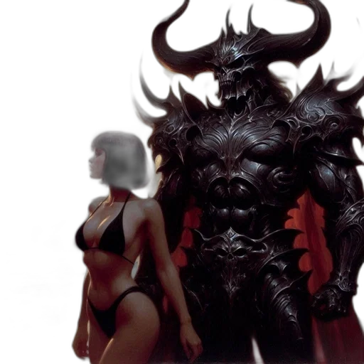concept art, fantasy art, comic book art, 3d render transparent PNG cut-out