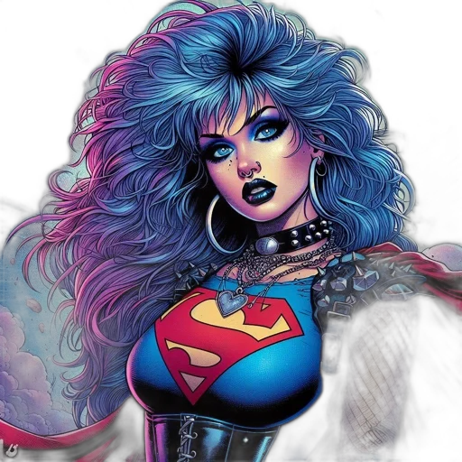 comic book art, concept art, fantasy art, edgy transparent PNG cut-out