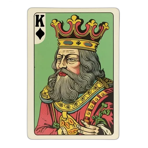 crown, face, staff, fantasy art transparent PNG cut-out