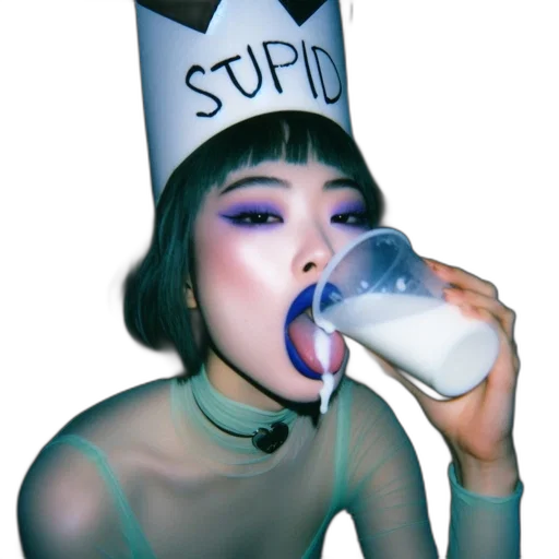 hat, bottle, dress, staff transparent PNG cut-out
