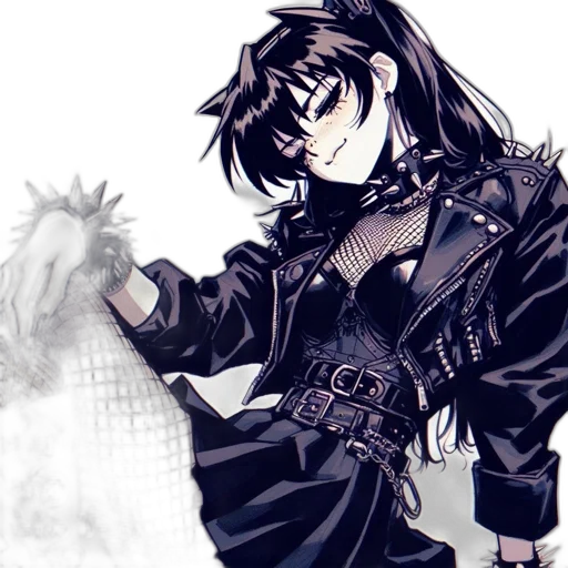 jacket, weapon, staff, concept art transparent PNG cut-out