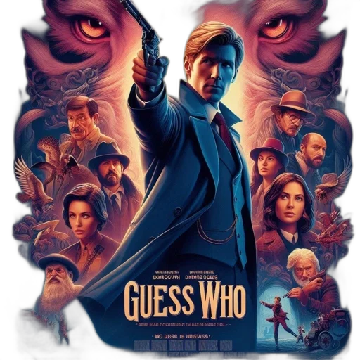 face, comic book art, concept art, fire transparent PNG cut-out