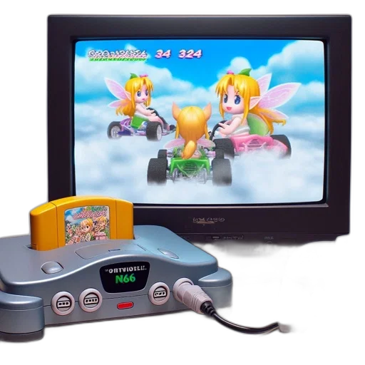 3d render, retro, gaming, scene transparent PNG cut-out