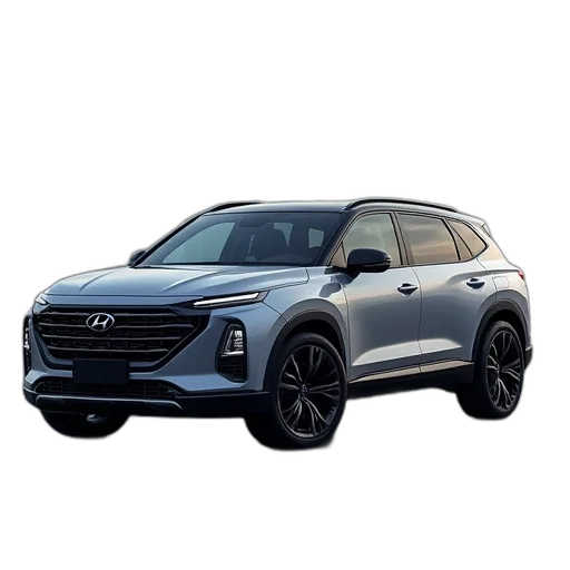 car, hyundai, vernara, very transparent PNG cut-out