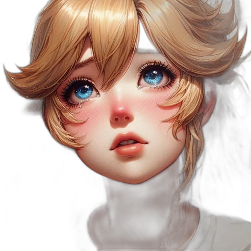face, mask, hair, crown transparent PNG cut-out