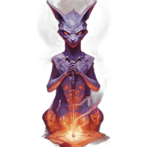 creature, staff, dragon, mask transparent PNG cut-out