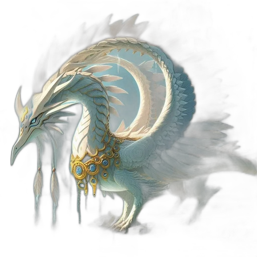 dragon, creature, weapon, staff transparent PNG cut-out