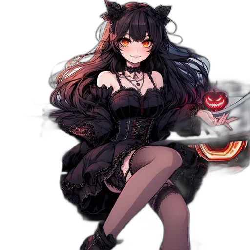 staff, dress, weapon, fantasy art transparent PNG cut-out