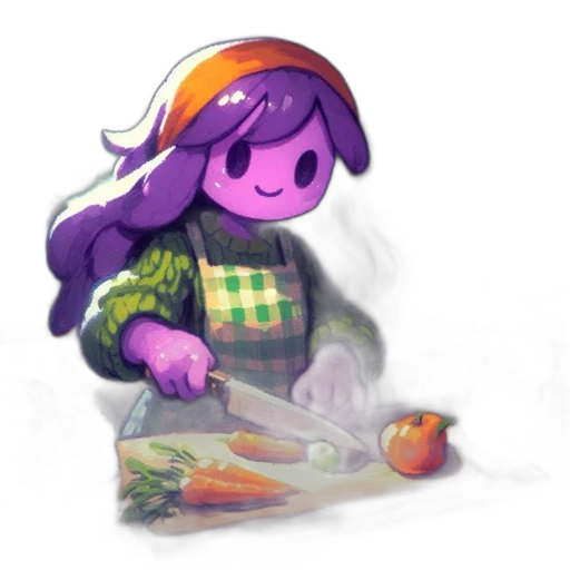 food, staff, creature, robot transparent PNG cut-out