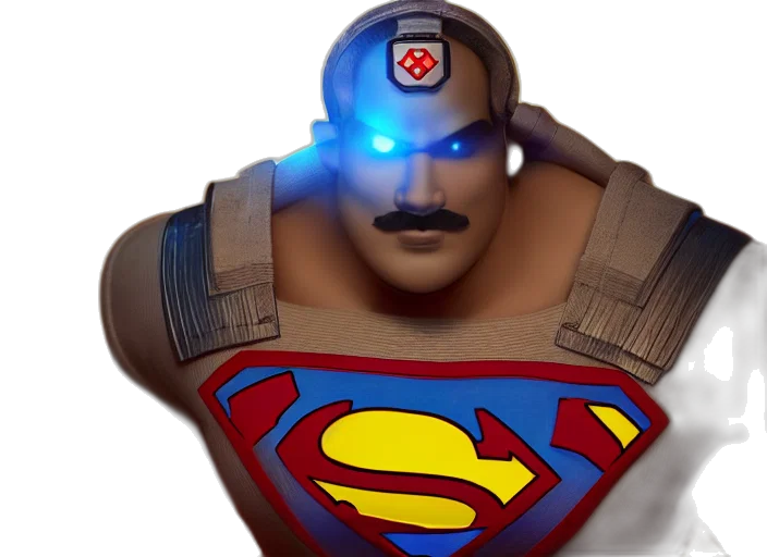 robot, face, mask, comic book art transparent PNG cut-out