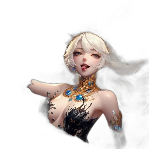 staff, face, dress, dragon transparent PNG cut-out