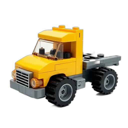 car, 3d render, concept art, lego transparent PNG cut-out