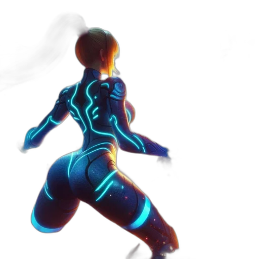 robot, jacket, concept art, 3d render transparent PNG cut-out