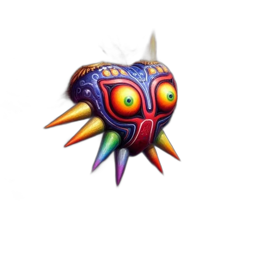 mask, staff, creature, robot transparent PNG cut-out