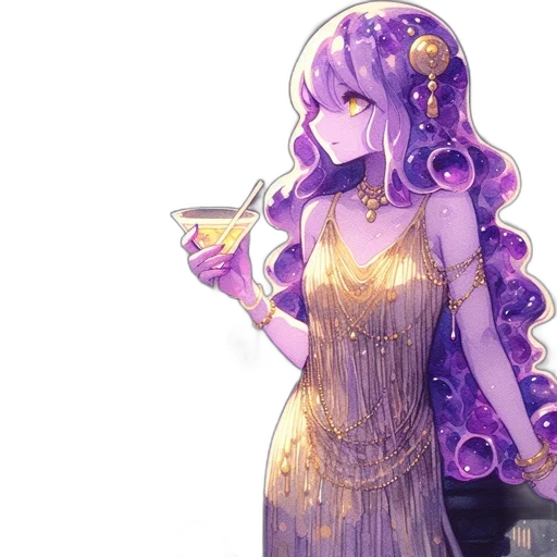 dress, staff, crown, jewelry transparent PNG cut-out