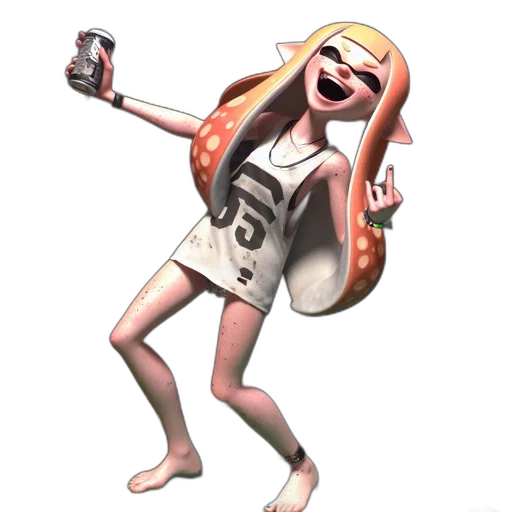 dress, animal, staff, creature transparent PNG cut-out