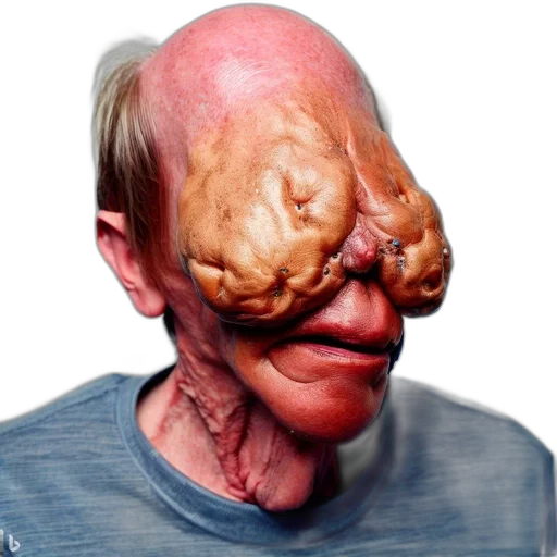 face, mask, creature, staff transparent PNG cut-out