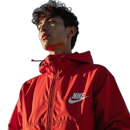jacket, staff, face, photorealistic transparent PNG cut-out