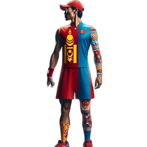 3d render, concept art, pixel art, male transparent PNG cut-out