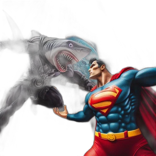 comic book art, concept art, fantasy art, 3d render transparent PNG cut-out