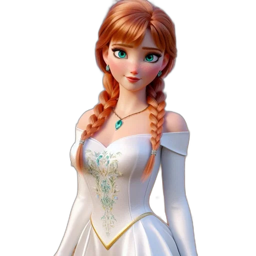 dress, jewelry, 3d render, fantasy art transparent PNG cut-out