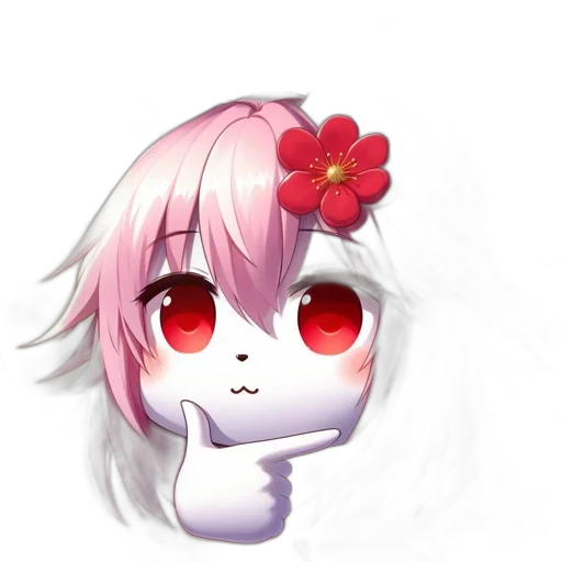 face, mask, creature, flower transparent PNG cut-out