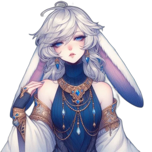 dress, staff, face, mask transparent PNG cut-out