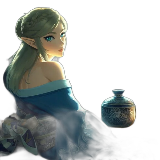 dress, bottle, mask, dragon transparent PNG cut-out