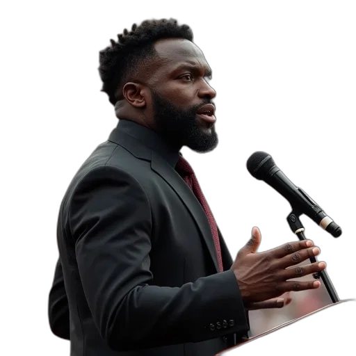 black, panthers, football, player transparent PNG cut-out