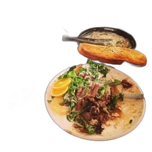 food, plate, meat, salad transparent PNG cut-out