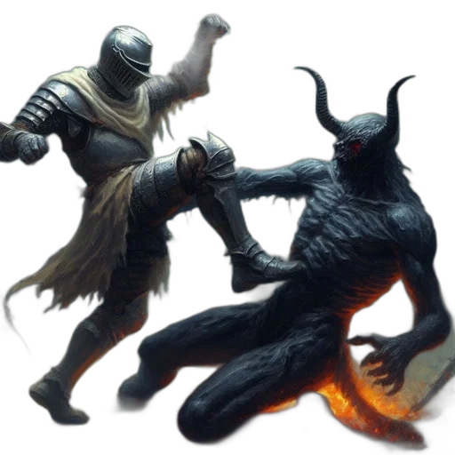 creature, concept art, fantasy art, 3d render transparent PNG cut-out