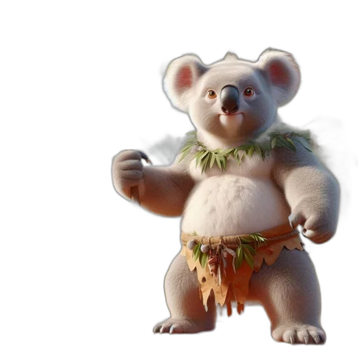 animal, 3d render, concept art, fantasy art transparent PNG cut-out