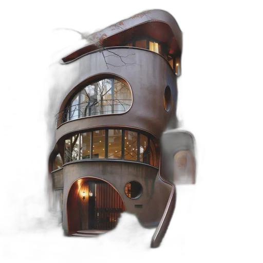 building, furniture, concept art, 3d render transparent PNG cut-out
