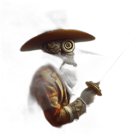 staff, mask, hat, weapon transparent PNG cut-out