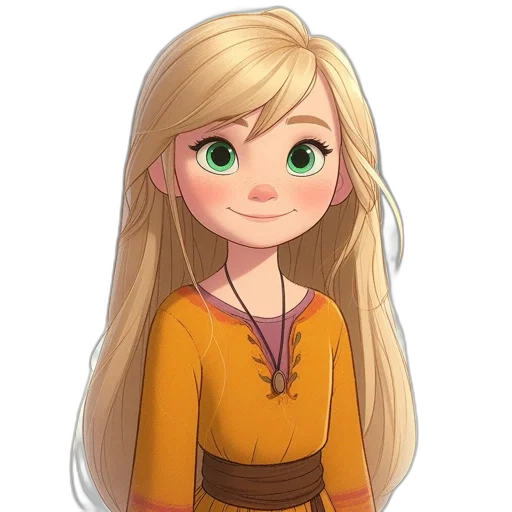 staff, face, hair, dress transparent PNG cut-out