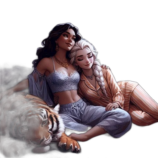 fantasy art, concept art, watercolor, comic book art transparent PNG cut-out