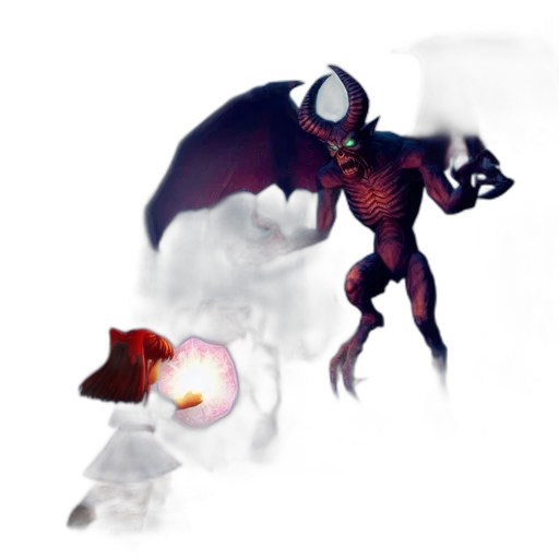 dragon, creature, mask, weapon transparent PNG cut-out