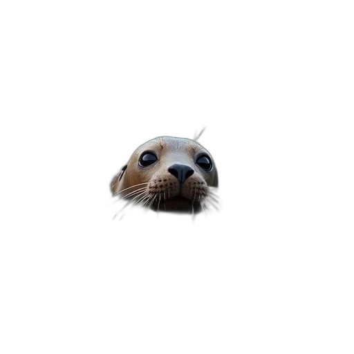 animal, face, creature, hair transparent PNG cut-out
