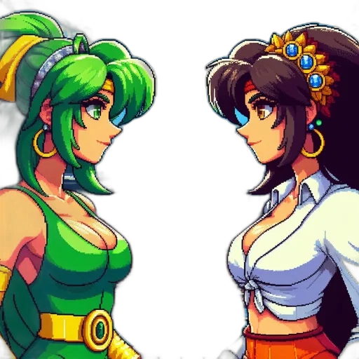 pixel art, concept art, fantasy art, anime transparent PNG cut-out