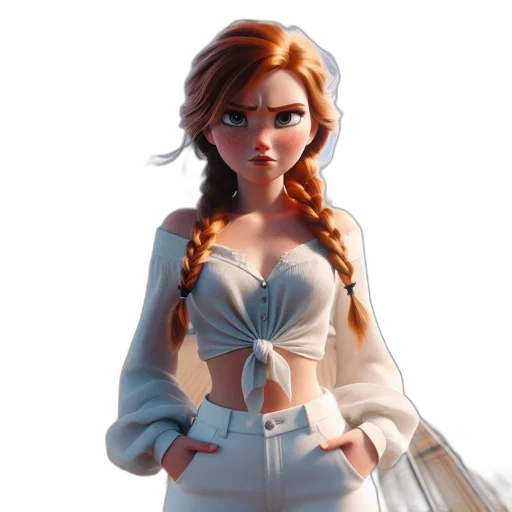 dress, jewelry, concept art, 3d render transparent PNG cut-out