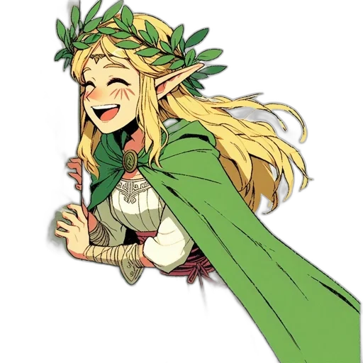 staff, dragon, crown, dress transparent PNG cut-out