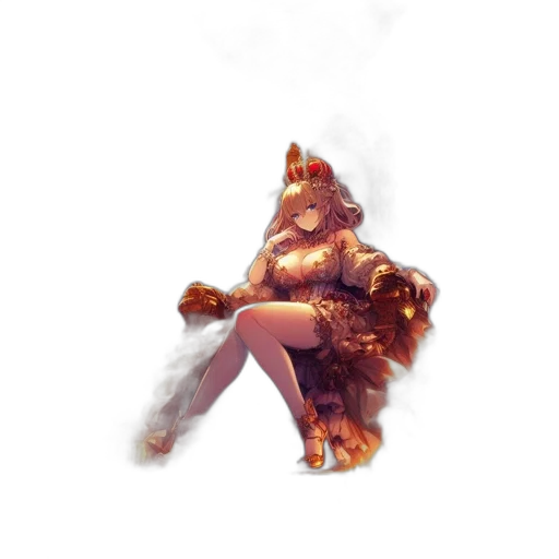 staff, dress, creature, weapon transparent PNG cut-out