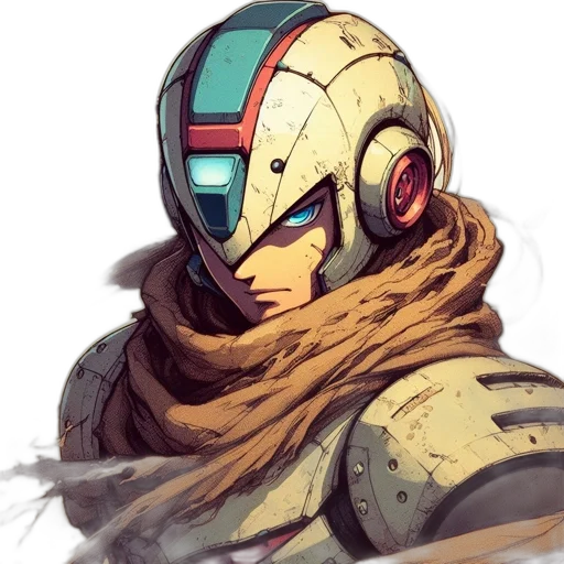 mask, robot, face, concept art transparent PNG cut-out