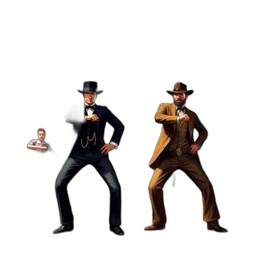 hat, robot, staff, shoes transparent PNG cut-out